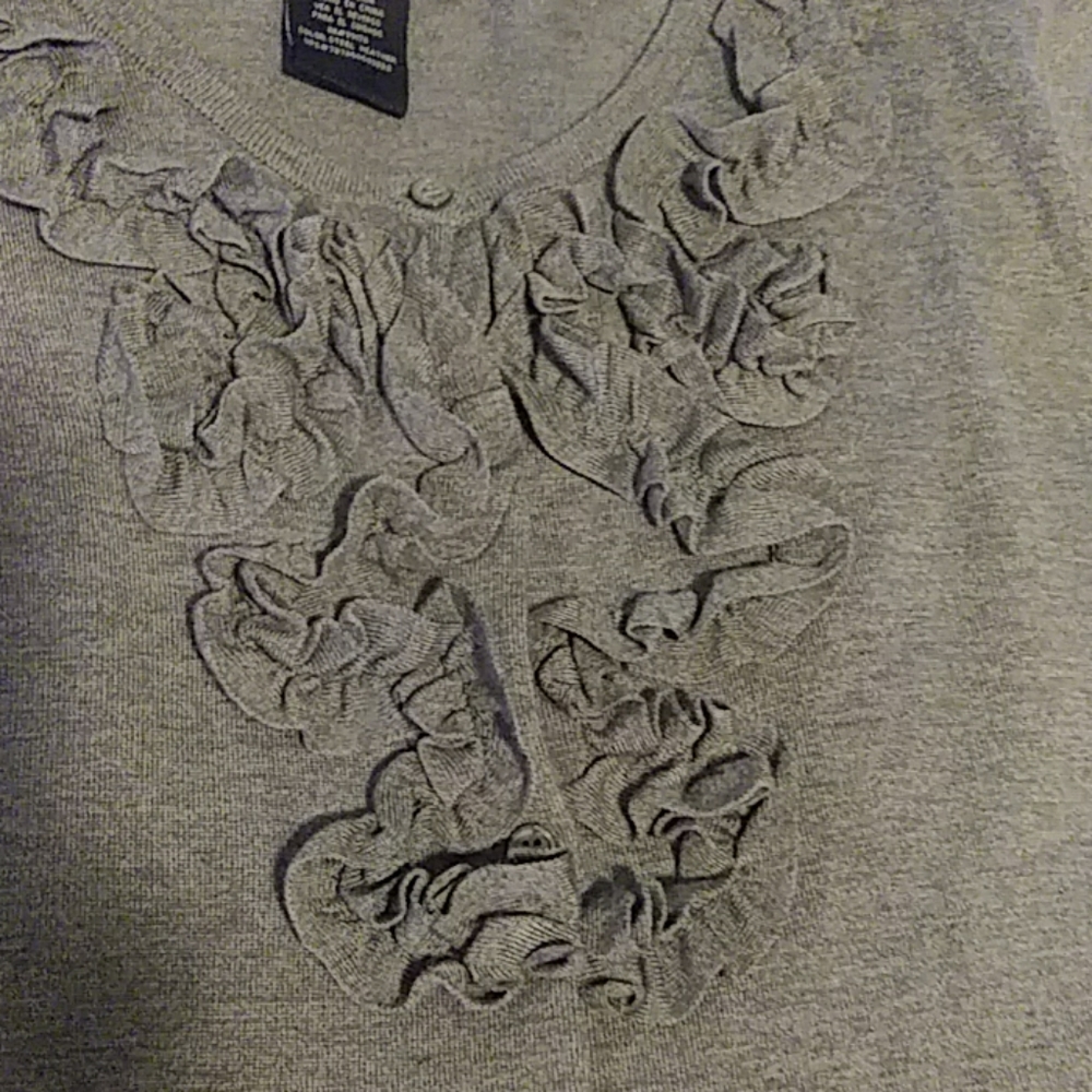 Grace Elements Ruffle Cardigan - Picture 5 of 8